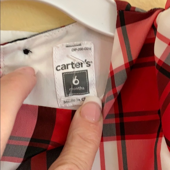 Girls dress w/ bloomers 6M carters - Picture 4 of 5